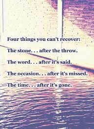 4 Things You Can't Recover